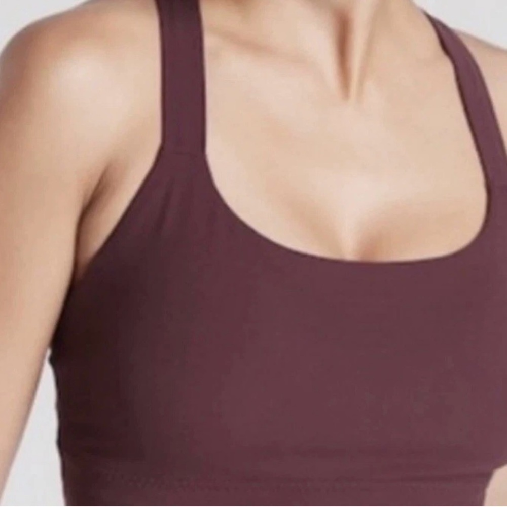 Athleta Maroon Sports Bra